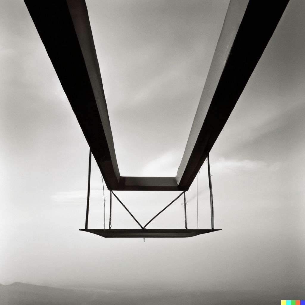 the discovery of gravity, photograph taken by Michael Kenna